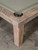 Mid Century Modern Pool Table with dining top option. The Desyn Pool Table by Nixon Billiards is crafted with solid wood and has an exclusive antique finish.