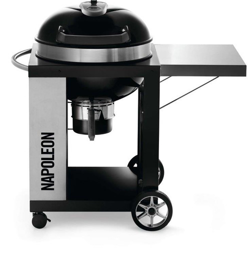 PRO CART Charcoal Kettle Grill, Black