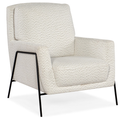 Hooker Furniture Amette Metal Frame Club Fabric Chair