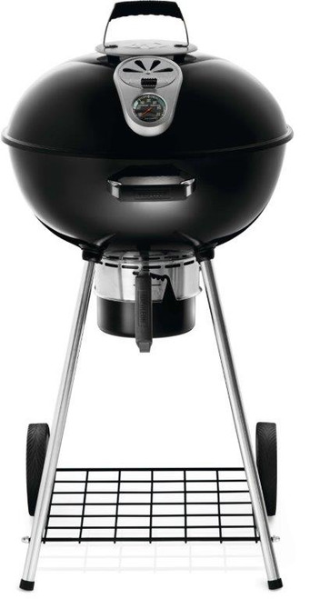 22" Charcoal Kettle Grill, Black