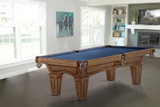 Brunswick Allenton Slate Pool Table in Rustic Dark Brown
