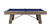 Side profile of the Isaac Pool Table highlights the finger-jointed apron detailing and sand-washed Silvered Ash finish. This view showcases its bold structure and versatile design fit for modern, transitional interiors.