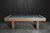 Side view of the Bryant Slate Pool Table by Nixon Billiards, showcasing its striking Weathered Natural finish and rectangular pedestal legs. The modern, clean lines are beautifully captured in this photo, highlighting the table’s combination of rustic elegance and functional design, making it a perfect addition to any sophisticated game room.