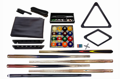 Plank & Hide vintage billiards accessories kit at Sawyer Twain