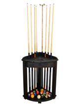 Playcraft Premium Hardwood Billiard Corner Floor Rack | Sawyer Twain USA