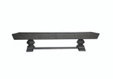 Nixon Billiards Birdy 12' Shuffleboard Table | Grayson Grey Finish