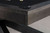 Close-up of the sturdy industrial steel frame of the Plank & Hide Felix Steel Slate Pool Table, showcasing premium craftsmanship and durability for both residential and commercial settings.