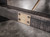Plank & Hide Isaac Pool Table in Distressed black and golden brass turnbuckles.
