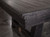 Plank & Hide Isaac Pool Table in Distressed black and golden brass turnbuckles.