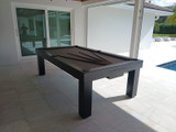 Metro All Weather Outdoor Pool Table w/ Storage Drawer 