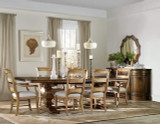 Hooker Furniture Archivist Trestle Table w/2-18in Leaves