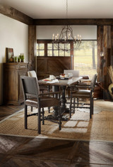 Hooker Furniture Balcones 60in Friendship Table w/2-12in Leaves