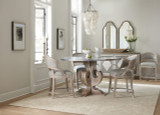 Hooker Furniture Boheme Ascension 60in Zinc Round Dining Table