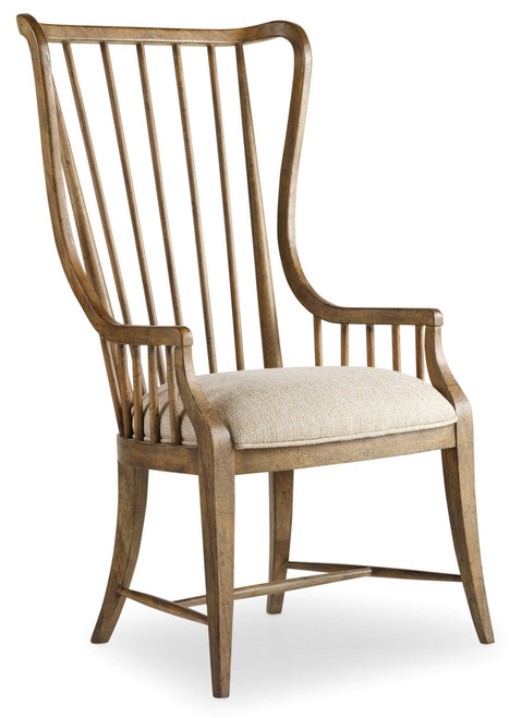 Hooker Furniture Sanctuary Tall Spindle Arm Chair - 2 per carton/price ea
