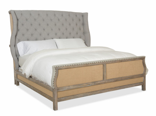 Hooker Furniture Boheme Bon Vivant De-Constructed King Uph Bed
