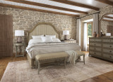 Hooker Furniture Alfresco Lauro King Panel Bed with Metal