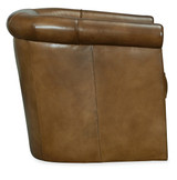 Hooker Furniture Axton Swivel Leather Club Chair