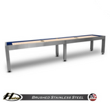 Brushed Stainless Steel Shuffleboard | Made in the USA
