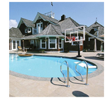 First Team HYDROCHAMP Adjustable Pool Side Basketball Hoop