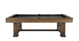 Clean side profile highlighting the Rio Grande’s solid wood frame and timber-style construction in Weathered Raven.