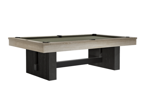American Heritage Vancouver Pool Table In Natural And Black Ash